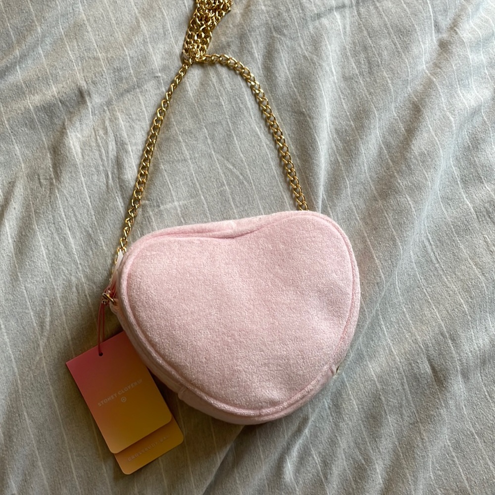 Stoney Clover Ln x Target - Terry Cloth Heart Crossbody Bag NWT!